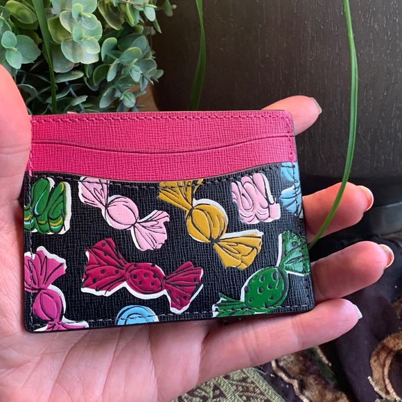 Authentic KATE SPADE Leather Candy card case - Picture 2 of 8